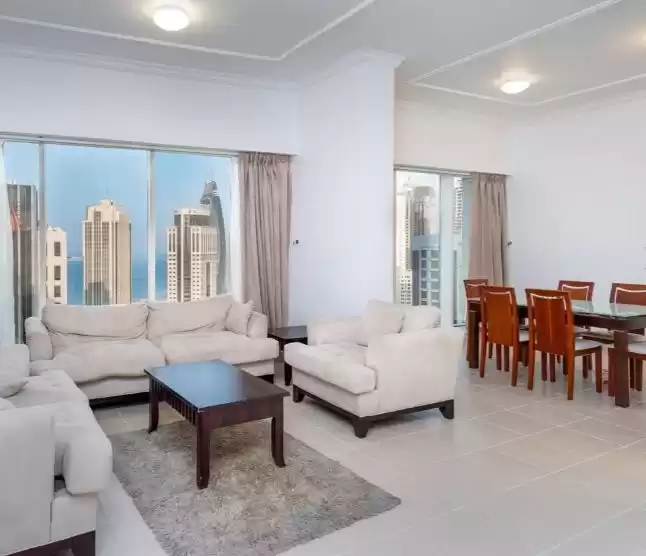 yerleşim Hazır Mülk 3 yatak odası F/F Apartman  kiralık içinde Al Sadd , Doha #9661 - 1  image 